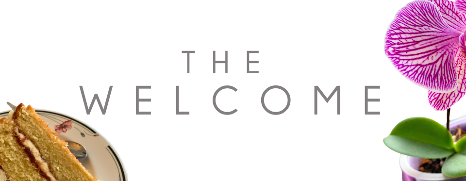 The Welcome newsflash banner